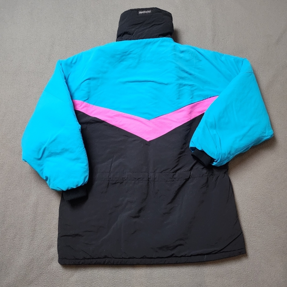 Maywest 80's / 90's style women's winter jacket size 12 Made In Canada - Picture 4 of 14